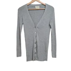 UNITED ARROWS(ユナイテッドアローズ) カーディガン レディース - ライトグレー 長袖/シルク