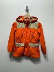 THE NORTH FACE ザノースフェイス オレンジ ウィンドブレーカー フード ジャケット 120