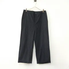 ジャーナルスタンダード ラックス JOURNAL STANDARD LUXE ピンストライプ ウール混スラックスパンツ L ネイビー┃【2400014844979】