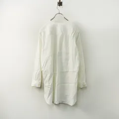 未使用 アーバンリサーチサニーレーベル URBAN RESEARCH Sonny Label リネンノーカラーチュニックシャツ F＼ホワイト【2400014852097】