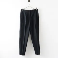 2022AW オンワード樫山 アイシービー ICB 洗える ウールマットウース テーパードパンツ 6｜ブラック ボトムス【2400014844634】