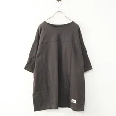 ザ・フォックスコレクション THE FOX COLLECTION USED加工 バックナンバリング 半袖Tシャツ F ダークブラウン┃【2400014856026】