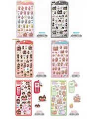 モンチッチうるちゅるポップシール平成はっぴーフォン6種セット