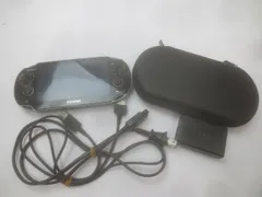  ゲーム PS Vita 本体 PCH-1100 ブラック 動作品 周辺機器付き 中古品