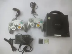 ゲーム ゲームキューブ 本体 DOL-001 ブラック 動作品 周辺機器付き 中古品