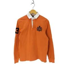 ポロラルフローレン POLO RALPH LAUREN エンブレム 長袖ポロ ラガーシャツ メンズ import：S 