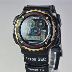 CASIO カシオ SPEED MEMORY 100 アナデジ 腕時計 ブラック - メルカリ
