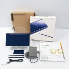 美品 DS Lite エナメルネイビー 遊べるセット 動作確認済み 箱 説明書付き ニンテンドー Nintendo dslite DSLITE DS Lite 任天堂 管理番号M1481