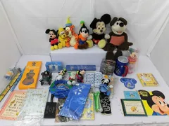  ディズニー ミッキー ドナルド グーフィー プルート 他 ぬいぐるみ ストラップ 腕時計 調味料入れ 等 グッズセット 【まとめ売り 中古品】