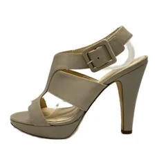 FABIO RUSCONI(ファビオルスコーニ) サンダル 37 レディース - グレーベージュ レザー