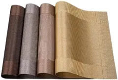 ランチョンマット 北欧 シンプル ナチュラル モダン 4枚セット  水洗いOK お手入れ 簡単 プレースマット レストラン 家庭用 アソート