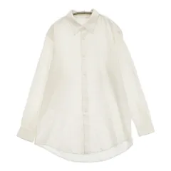 un/unbient Regular Collar Shirt 定価39600円 サイズ2 ウール 長袖シャツ 25AW オフホワイト メンズ アン【中古】6-0219T♪