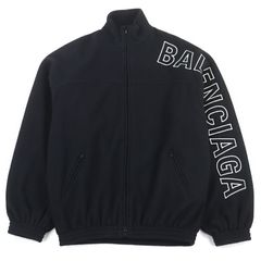 と*ら様 バレンシアガ24SS ロゴ刺繍オーバーサイズナイロンブルゾン (siz と*ら様 バレンシアガ24SS ロゴ刺繍オーバーサイズナイロンブルゾン