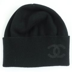CHANEL シャネル ニット帽 CCロゴ ブラック 26C 最新作 - メルカリ