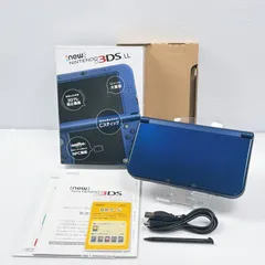 美品 new ニンテンドー 3DSLL メタリックブルー 上画面IPS液晶 遊べるセット 動作確認済み Nintendo ds 3dsll 3DS LL 任天堂 管理番号M1483