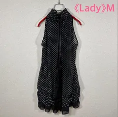 SCOT CLUB ドットワンピース 新品タグ付き ロングワンピ リボンデザイン 上品シルエット