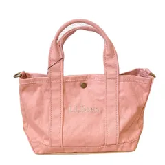 L.L.Bean(エルエルビーン) トートバッグ - ピンク エンブロイダリーロゴ