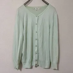 《良品》KUMIKYOKU カーディガン グリーン 3 カジュアル 羽織り キレイめ