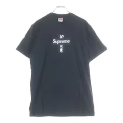 SUPREME (シュプリーム) 20AW Cross Box Logo Tee クロスボックスロゴ プリント 半袖Tシャツ カットソー ブラック