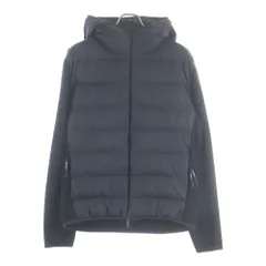 MONCLER (モンクレール) 24AW CARDIGAN TRICOT ジップアップニット切替ダウンジャケット J20919B00010 ブラック