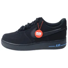 NIKE (ナイキ) AIR FORCE 1 LOW Black University Blue エアフォース 1 ローカットスニーカー ブラック/ブルー US9.5/27.5cm HV6223-001