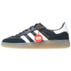 adidas (アディダス) ×INVINCIBLE Handball Spezial JQ6252 ハンドボール スペツィアル ローカットスニーカー ブラック US8.5/26.5cm