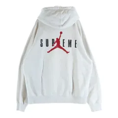SUPREME (シュプリーム) 24AW ×Air Jordan Hooded Sweatshirt プルオーバー パーカー グレー HF0836-051