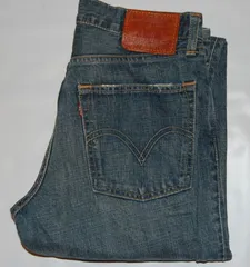 送料無料! USED Levis リーバイス 502 デニム ダークブルー W31　D-82