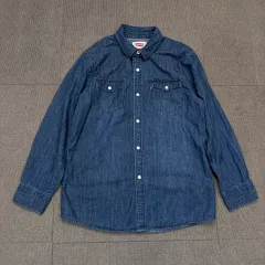 リーバイス ウィメンズ ウェスタン デニムシャツ m