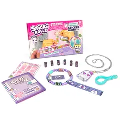 Sky Castle Sticki Rollsペンダントパック | 120枚の専用ウェアラブル共有可能ステッカーペンダントとブレスレット付き | 収集して共有 | 対象年齢5歳以上 | シリーズ2 - Booboo [シリーズ2 - BooBoo。]