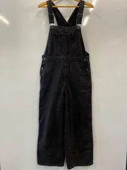 ピA493⚫︎GU⚫︎ジーユー⚫︎オーバーオール⚫︎デニム⚫︎デザインボタン⚫︎メンズ⚫︎sizeM⚫︎黒