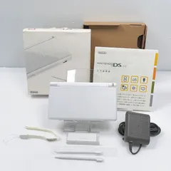 ニンテンドー DS Lite クリスタルホワイト 本体極上美品 遊べるセット 動作確認済み 箱 説明書付き ニンテンドー Nintendo dslite DSLITE DS Lite 任天堂 管理番号M1485