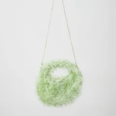 カラーシャギーニットバッグ ショルダーバッグ レディース TTOL トール グリーン