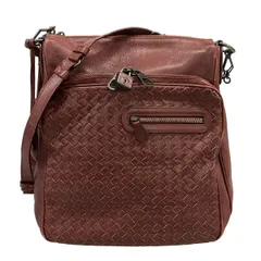 BOTTEGA VENETA(ボッテガヴェネタ) ショルダーバッグ イントレチャート 189225 ボルドー レザー