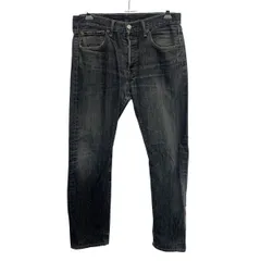 メキシコ製 Levi's 501 デニムパンツ W32 ブラック デニム ボタンフライ ゴールデンサイズ アメカジ デニム ジーンズ 2603-112
