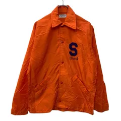 ～90s Pacesetter コーチジャケット M オレンジ スナップボタン ～90年代 ワンポイント スポーティー ライトアウター 春秋物 a803-5229