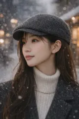 カンゴール(KANGOL) Wool 504 ハンチングキャップ チャコールグレー 正規品