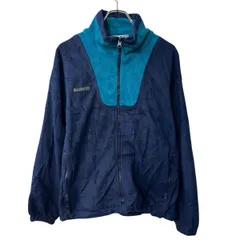 Columbia フリースジャケット レディース S ネイビー ライトブルー コロンビア ジップアップ ドローコード アウター 春秋物 a803-5263