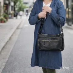 ショルダーバッグ レガートラルゴ legato largo フェイクレザー ブラック