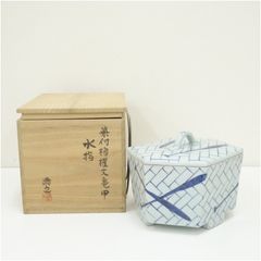 古染め写唐子図四方水指 輪島塗 塗り蓋 《橋田勝博》共箱 - メルカリ