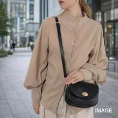 ミニショルダーバッグ ラウンド 2WAY ブラック