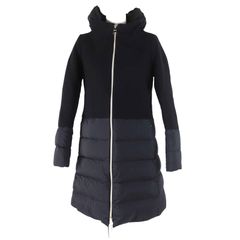 美品 HERNO ヘルノ PI0387D ウール切替ダウンコート 40 - メルカリ