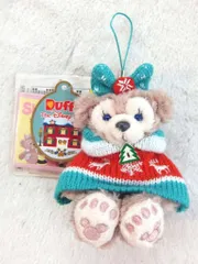東京ディズニーシー ぬいぐるみストラップ Duffy's Christmas 2011 シェリーメイ(緑系ニット/トナカイ)/Home Sweet Christmas 2011
