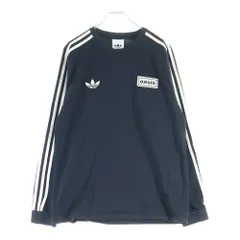 adidas (アディダス) × OASIS TOUR live'25 3-STRIPE L/S TEE オアシス ツアー スリーストライプ ロングスリーブ 長袖Tシャツ カットソー ブラック KT3428