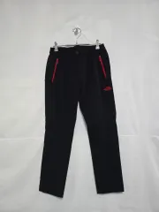 THE NORTH FACE ザ・ノース・フェイス ブラック ストレッチ 起毛 パンツ レディース 28インチ 0305