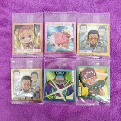 まとめ売り　6枚セット②　ワンピース 自由な未来 にふぉるメーション シール ウエハース 13 log.13