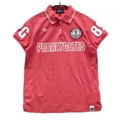 サイズ：1 PEARLY GATES パーリーゲイツ  半袖ポロシャツ  ピンク系 [240101601837] ゴルフウェア レディース ストスト