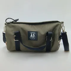 美品 Aquascutum アクアスキュータム ショルダーバッグ ポーチ 進撃の巨人 ATTACK onTitan コラボ クラブチェック レディース カーキ オリーブグリーン HBK7-15のサムネイル