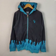 00s Groover Grand グルーバーグランド スウェット パーカー グラフィックプリント ブラック 2サイズ メンズ 古着 ストリート Y2K