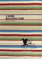 【中古】クッションカバー・ピローケース ミッキーマウス＆プルート マルチカバー 「ディズニー」 ディズニーストア限定